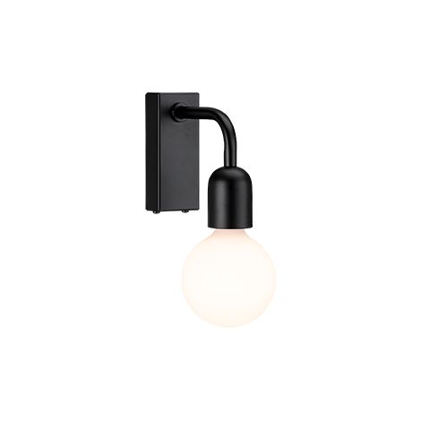 Regal Applique Murale Plat Noir 1x E27, IP44