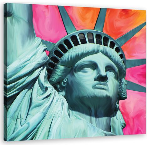 Tableau sur toile Statue de la Liberté New York 40x40 (1/5)