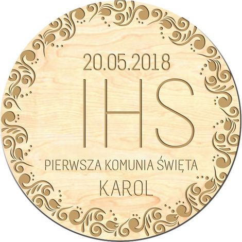 SOUVENIR DANKE Heilige Kommunion MAGNET MKS10 (1/2)