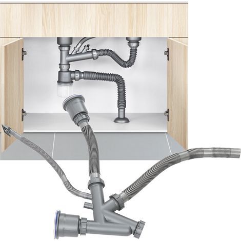 Kit de Vidage d'Évier à Connexion Rapide pour Cuisine et Salle de Bain (1/5)