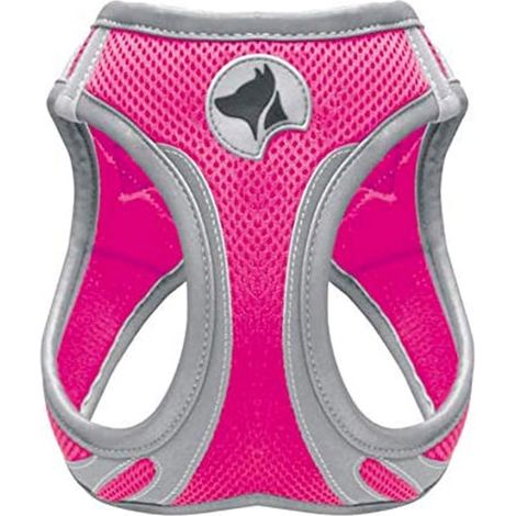 S: Pettorina Reflective Hiking Rosa con imbottitura interna per cani