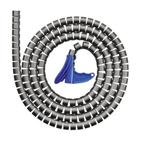 HellermannTyton 161-64402 161-64402 Guaina per cavi 27 mm (max) Grigio 25 m (1/5)
