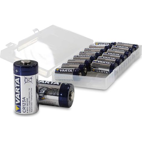 .VARTA CR123A 3V Piles Lithium CR123A Boîte de 16 CR123A.