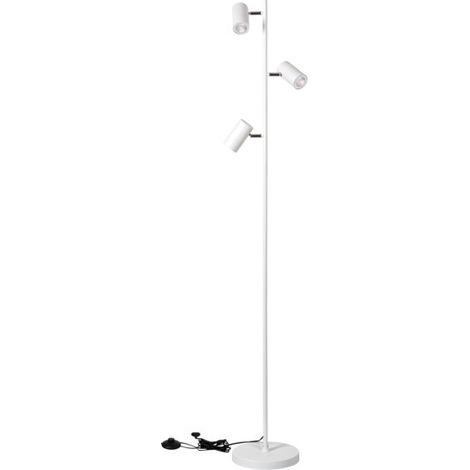 Valuto FL Floor Lamp - 3 punti GU10 - 30W - Stile scandinavo - Alluminio d'argento - H154CM (1/5)