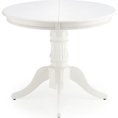 Mesa Houston Stella, Blanco, 75x0x0cm, Alargamiento, Chapa de madera natural, MDF, Madera (1/5)