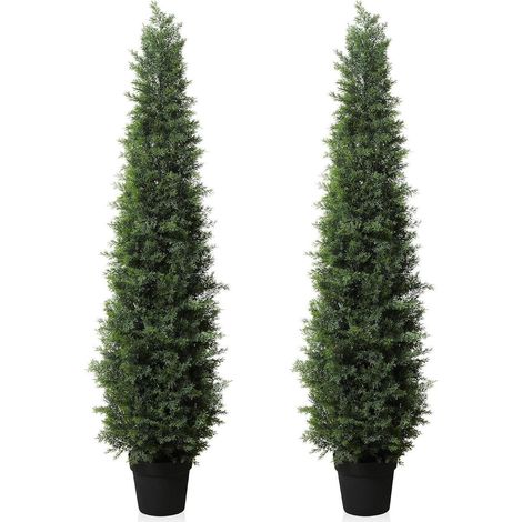 Kunstpflanze Zeder Konifere Künstlich Topf Outdoor UV 2 150 cm (1/5)