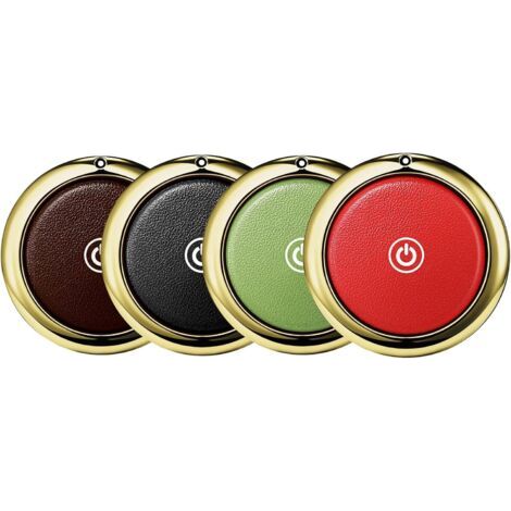 Étiquettes GPS (iOS uniquement) pour chiens, chats, sacs, sacs à dos et plus (noir, rouge, vert et marron) alimentées par batterie