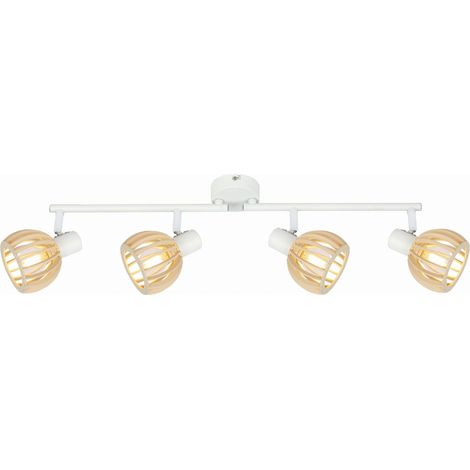 Plafoniera Candellux Atarri 94-68101 bianco, 4xE14