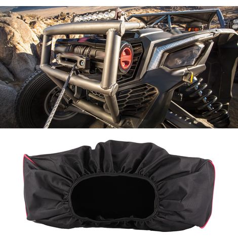 Housse de protection imperméable et anti-poussière pour treuil 8 500 à 17 500 lbs, design élastique