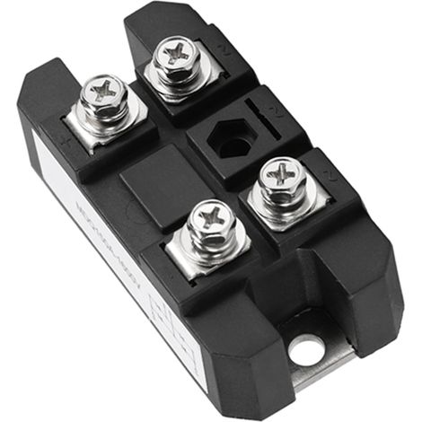 Redresseur pont de diodes monophasé 1 pièce noir 150A ampères haute puissance 1600V (1/5)