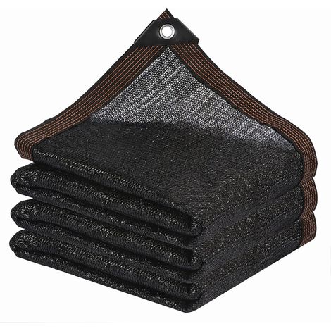 Shade Netting - Garden Shade Netting with Eyelet for Pergola, Patio, Plants, Greenhouse, Chicken Coop, Black, (3 x 4 m) (1/4)