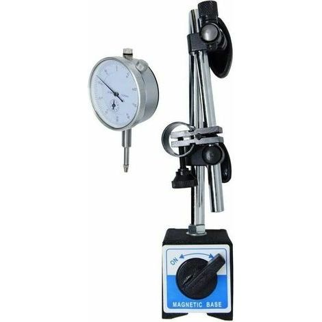 Magnetischer Messuhrständer mit Magnetfuß, Messbereich 10/0,01 mm, 1 Set (1/4)