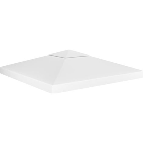 vidaXL 2-Tier Gazebo Top Cover 310 g/m² 3x3 m White