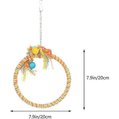 Lot de 2 jouets à mâcher pour oiseaux de compagnie (1/2)