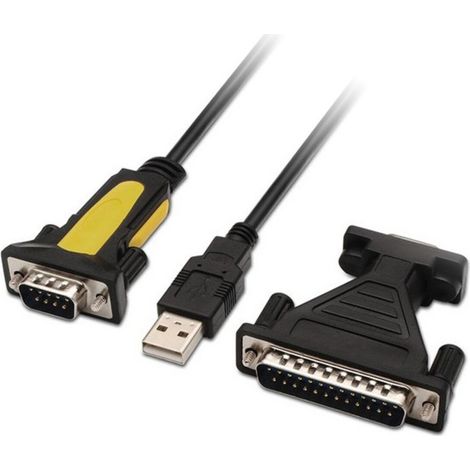 USB 2.0 A Sub-D9 SÉRIE RS232 1,8m USB 2.0 vers convertisseur Sub-D9 (1/3)