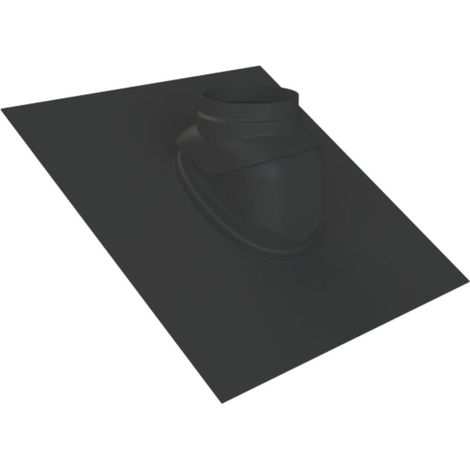 BRÖTJE Teja para tejado inclinado negro SKS 100, DN 60/100, 25-45 grados, 7630521