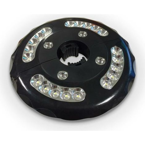 Lampe LED - Noir - Pour parasol mât central. et déporté sweeek (1/5)