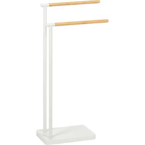 ANDREA HOUSE BA72128 Toallero De Pie Moderno De Metal Blanco - ref: BA72128 (1/2)
