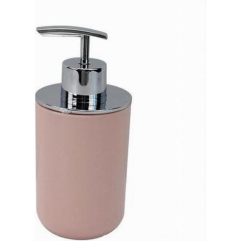 Cleafe - Dispenser Porta Sapone Liquido Rosa Silver Per Ricambio Accessori Bagno 79868 - (1/2)