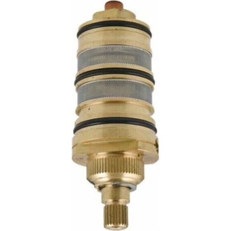 Temperaturregelventil, Sucute thermostatische Messing-Duscharmatur mit Kartusche und Griff für Duschmischer (1/4)