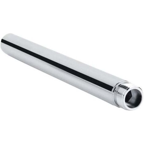 Bras de Douche Extension en Acier Inoxydable Rallonge de Douche 20cm Tube D'extension de Douche Rond G 1/2\ (1/5)