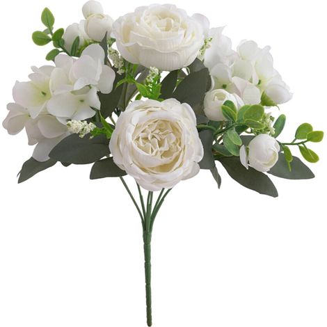 Flores artificiales para decoración del hogar, ramos de flores para bodas, señales de tráfico y decoración de paredes.