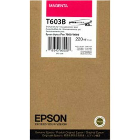 Epson Tintenpatrone magenta T 603 220 ml T 603B