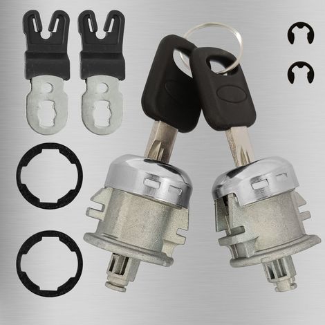 Automotive parts for Ford F150 F250 F350 door lock cylinders with 2 keys 7C3Z-1521990-A (1/4)