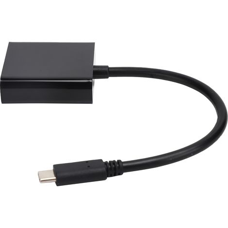 Adaptateur USB-C vers VGA 10Gbps, Câble Vidéo 1080P USB 3.1 avec Connecteur Femelle 15 Broches (1/5)