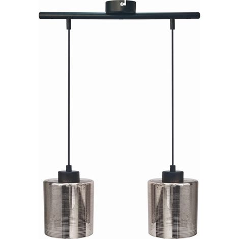 Suspension Candellux COX 32-53879 verre noir 125 cm (1/3)