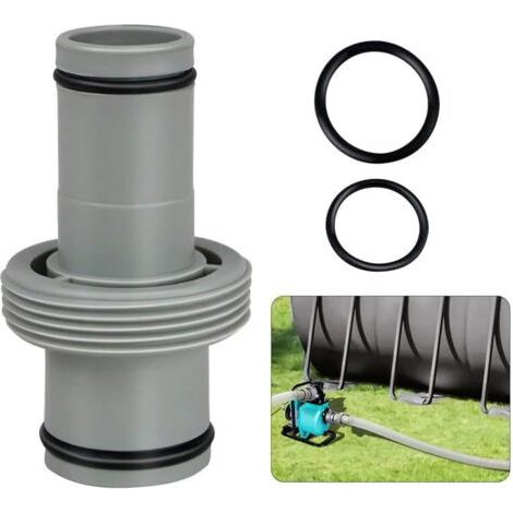 Connecteur de tuyau de piscine 32 mm à 38 mm, adaptateur de connecteur de tuyau à 2 voies pour Intex, Bestway et autres tuyaux de piscine hors sol (1/5)