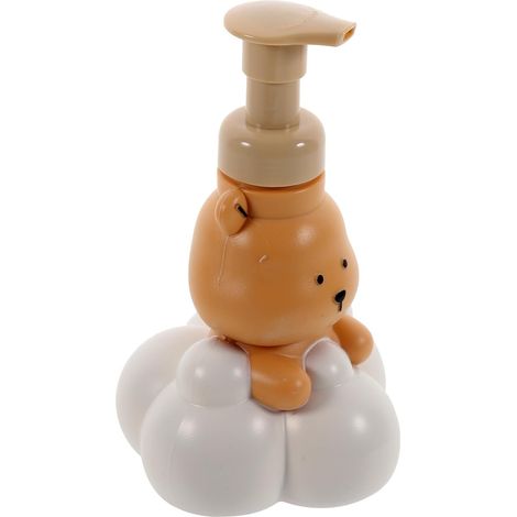 250ml Cloud Bear Foam Dispenser in PE, Pressure Pump (1/5)