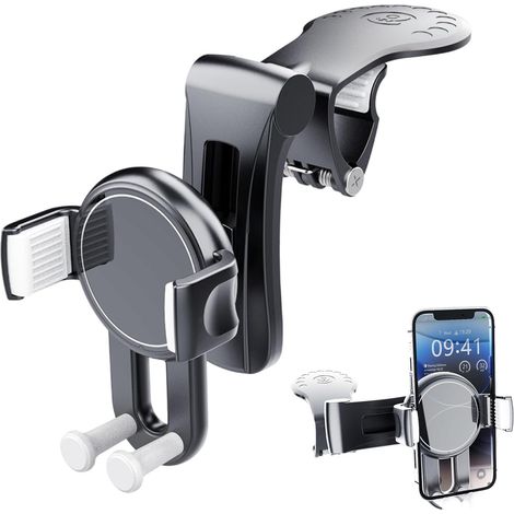 Support de téléphone portable pour tableau de bord, support de téléphone portable pour tableau de bord, support de smartphone rotatif automatique, support de smartphone pour tableau de bord