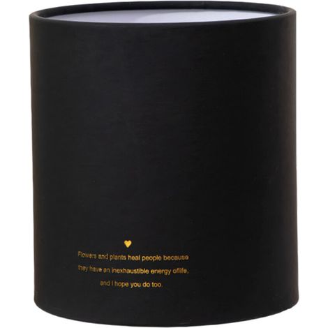 Elegante vaso per fiori a stelo singolo, cestino per fiori - Nero (1/2)