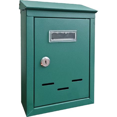 CASSETTA POSTALE 'MAGNOLIA SMALL' cm 18x6x H.26 - verde - KASART