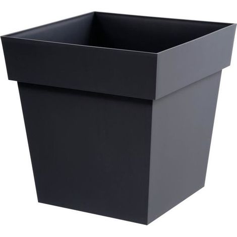 Toskana-Topf Quadrat 38 Liter - 13627 G Antik Col Grau Anthrazit (1/3)