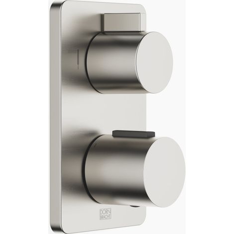 Thermostat encastré LULU de Dornbracht avec régulation de débit à (1/4)