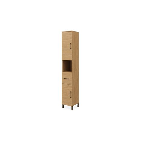 COLONNA RUBINO H.194 2A+1C ROVERE NATURALE
