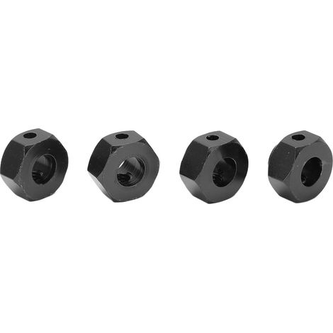 RC Hex Roue Moyeu Adaptateur Élargisseur Connecteur pour Traxxas 1/10 Voiture Crawler RC Noir 6mm (1/5)
