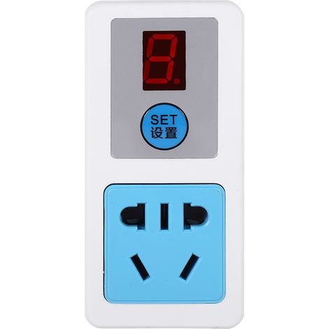 Minuterie numérique 220V pour prises électriques économes en énergie, interrupteur programmable 9 heures, appareils domestiques AU