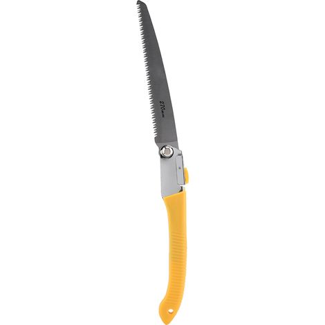 Scie pliante 280mm pour élagage arbres fruitiers, coupe bois, jardinage, outil de taille avec lame repliable (2) (1/5)