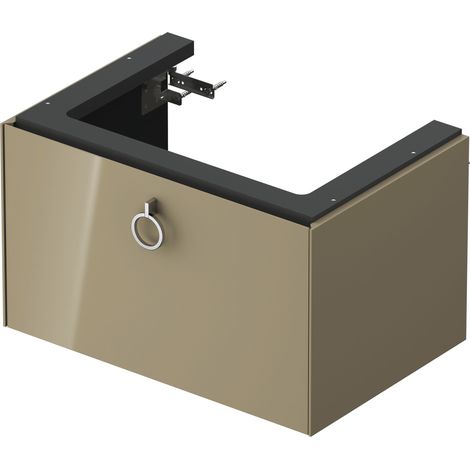Duravit Tulip blanco, mueble de lavabo colgado en la pared,