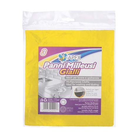 PANNO MULTIUSO APEX - CM 40X38 CF=PZ 3- 20 confezioni
