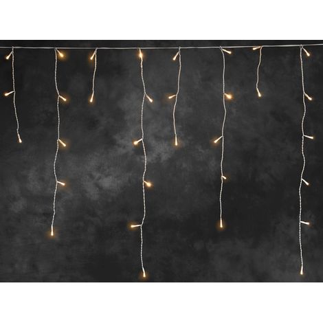 Konstsmide LED Eisregen Lichtervorhang für Außen 336 LED, bernstein Lichterketten (1/2)