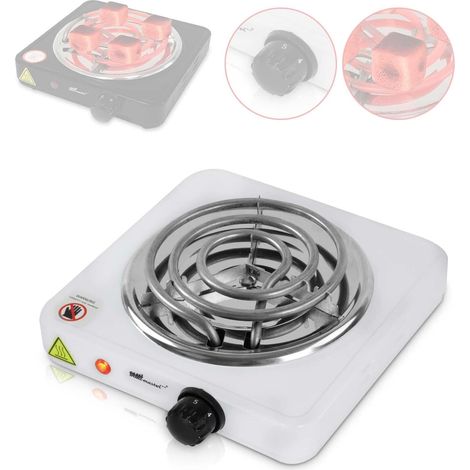 Allume Charbon - Électrique, 1000 W, Thermostat 5 Positions, Protection Surchauffe, en Blanc - Plaque Chauffante Chicha, Narguilé, Charbon Naturel Oi-FRIS (1/5)