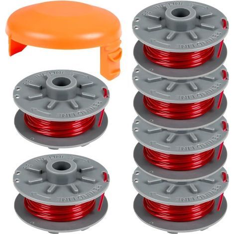 Bobines de rechange pour Gardena 05364-20 et 05328-20 (6 bobines + 1 manchon) (1/5)