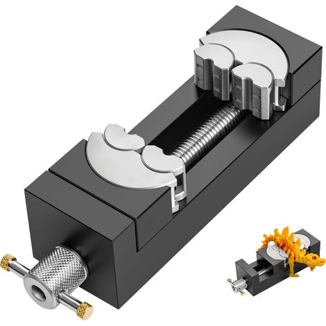 Étau fractal intelligent – mini-étau de table auto-ajustable avec 6 mâchoires indépendantes pour objets irréguliers – étau de perceuse pour bricolage, bijoux (1/5)