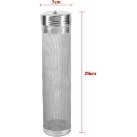 Filtre à bière, cartouche filtrante à bière en acier inoxydable à mailles microniques (1/4)