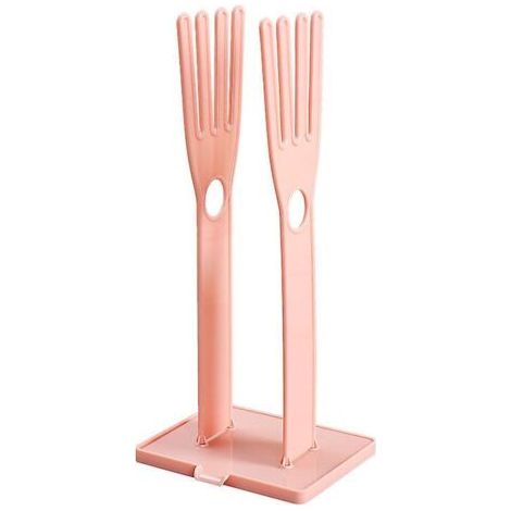 BUNTHAUS Séchoir à gants détachable multifonctionnel à usage domestique et quotidien, support de stockage de drain de comptoir de cuisine(rose) (1/5)