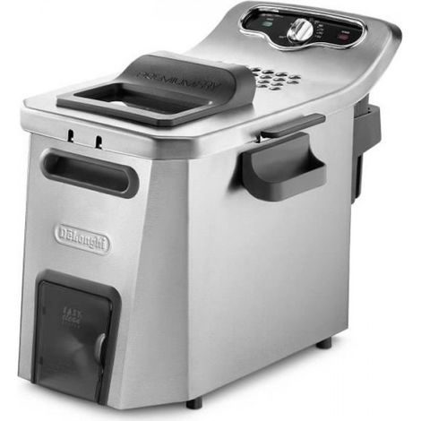 Friteuse Electrique DELONGHI F44532CZ  semi-professionnelle PremiumFry - Inox